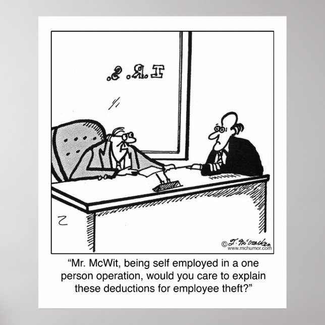 Poster Roubo do Trabalhador Independente e do Funcionário (Frente)