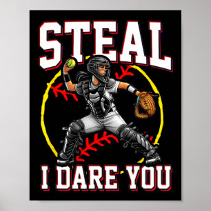 Poster Roubo Eu Desafio Você Design de Captura Suave Para