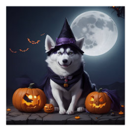 Pôster Rouco Cão Aventura Aventura Moonlit Magic Spooky