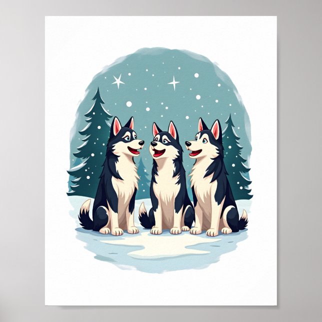Poster Rouco do Coro de Natal (Frente)