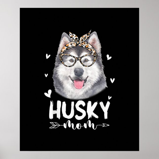 Poster Rouco Mãe | Presente para adultos de cão | Present (Frente)