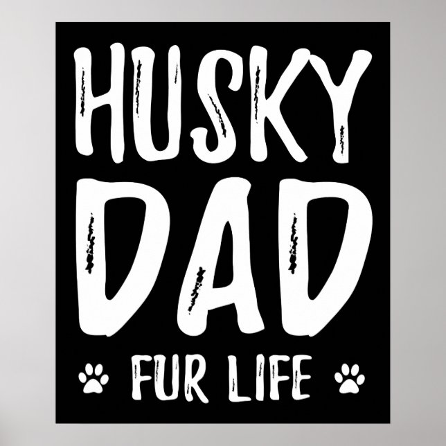 Poster Rouco pai para cães para toda a vida |ideia engraç (Frente)