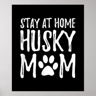Poster Rouco para ficar em casa   Engraçado Dog Mãe Pre