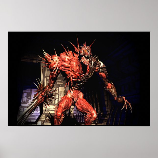 Poster Roudou blindado vermelho (Frente)