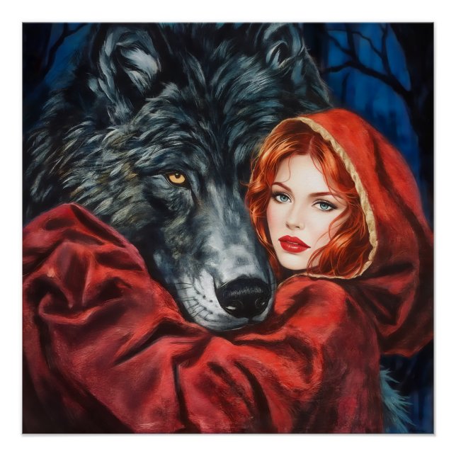 Pôster Rouge et Gris : Une Connexion Inattendue (Frente)
