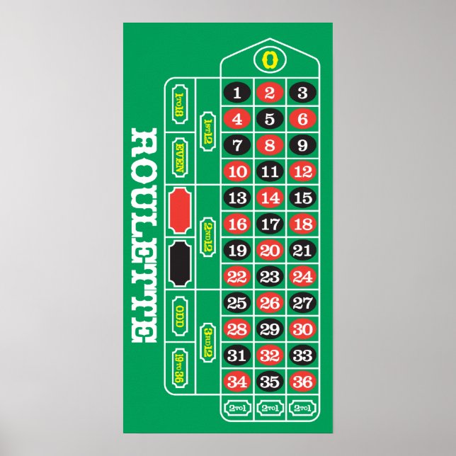 Poster Roulette (Frente)