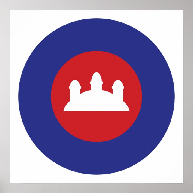 Pôster Roundel Cambojana (Frente)