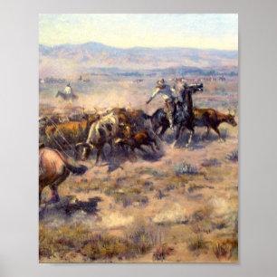 Poster Roundup 1913 - Charles Marion Russell