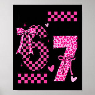 Poster roupa de aniversário de 6 anos para menina anivers