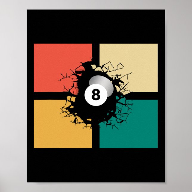 Poster Roupa de Bilhares - Bilhares (Frente)