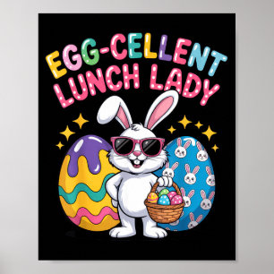 Poster Roupa de Páscoa engraçada para senhora do almoço e