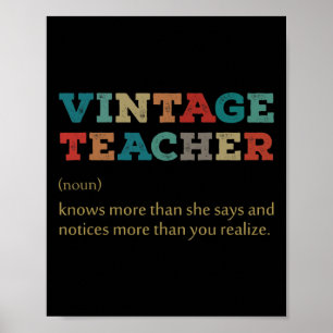 Poster Roupa De Professora Antiga Sabe Mais Do Que Diz