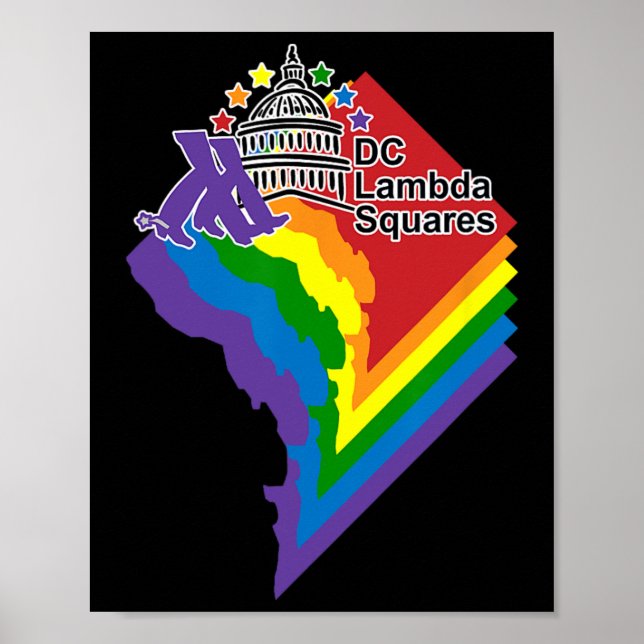 Poster Roupa de quadrados Dc Lambda (Frente)