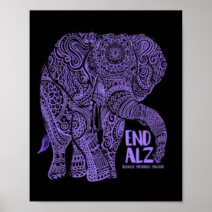 Poster Roupa e gi da Consciência do Elefante Roxo
