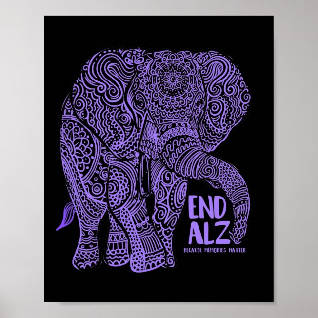 Poster Roupa e gi da Consciência do Elefante Roxo (Frente)