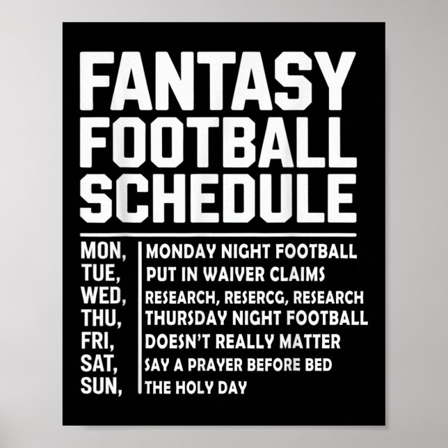 Poster Roupa engraçada de jogador de futebol Fantasy - Fa (Frente)