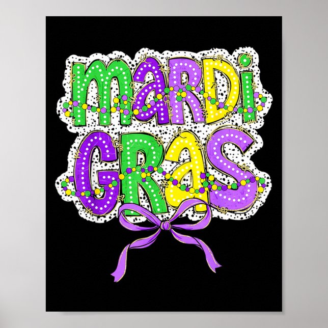 Poster Roupa engraçada para desfile de Mardi Gras Chapéu  (Frente)