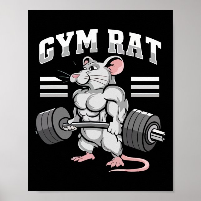 Poster Roupa Gy Motivational Bodybuilding (Frente)