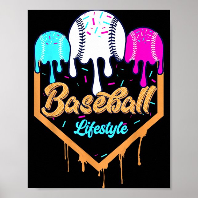 Poster Roupas de beisebol estilo de vida 101 Juventude Dr (Frente)