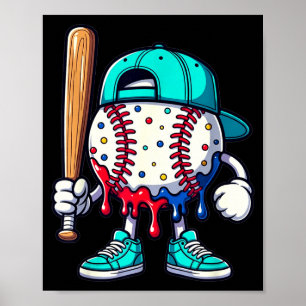 Poster Roupas de beisebol Lifestyle 101 Juvenil Drip de B