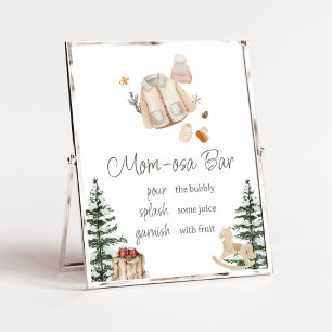 Poster Roupas de inverno Está Frio Fora do Bar da Mãe Osa