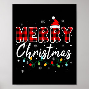 Poster Roupas de Natal Combinando Família Pijamas Papai N