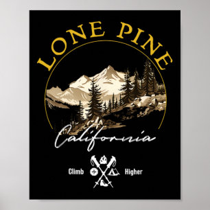 Poster Roupas Retro Vintage Lone Pine - Lembrança Lone Pi
