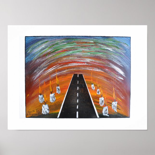 Poster Route de soufrance / Papel (Matte) (Frente)