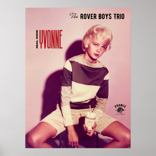 Poster Rover Boys Trio 18x24 "Real Gone Yvonne" (Frente)