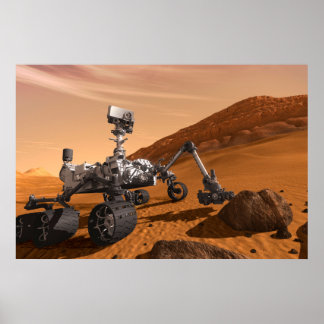 Poster Rover de Curiosidade do Laboratório de Ciências de