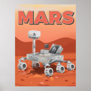 Pôster Rover de exploração de Mars