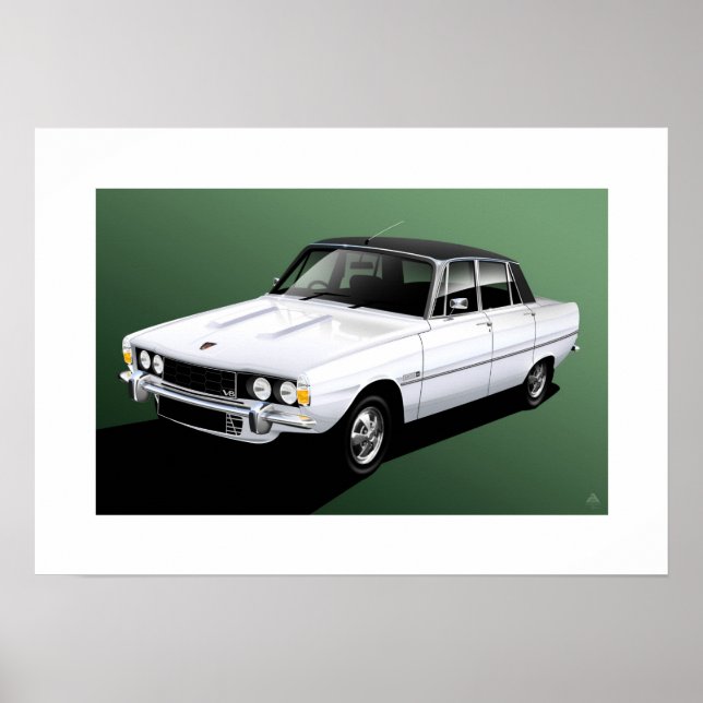 Poster Rover P6 3500 V8 (Frente)