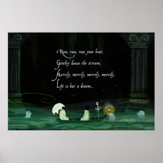 Poster Row, Row ,Row Your Boat