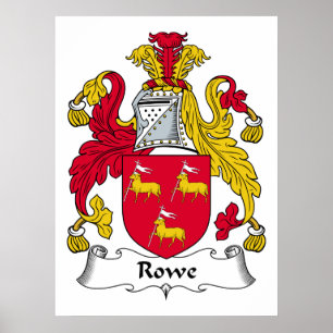 Pôster Rowe Family Crest
