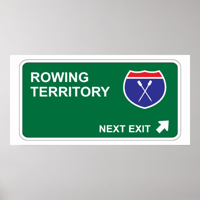 Pôster Rowing Next Exit (Frente)