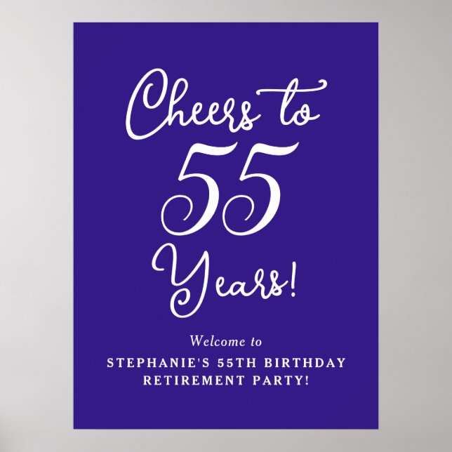 Poster Roxo Anima 55 Anos de Sinal de Partido da Reforma (Frente)