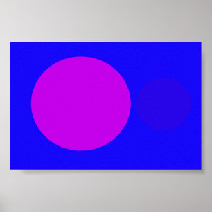 Pôster Roxo azul