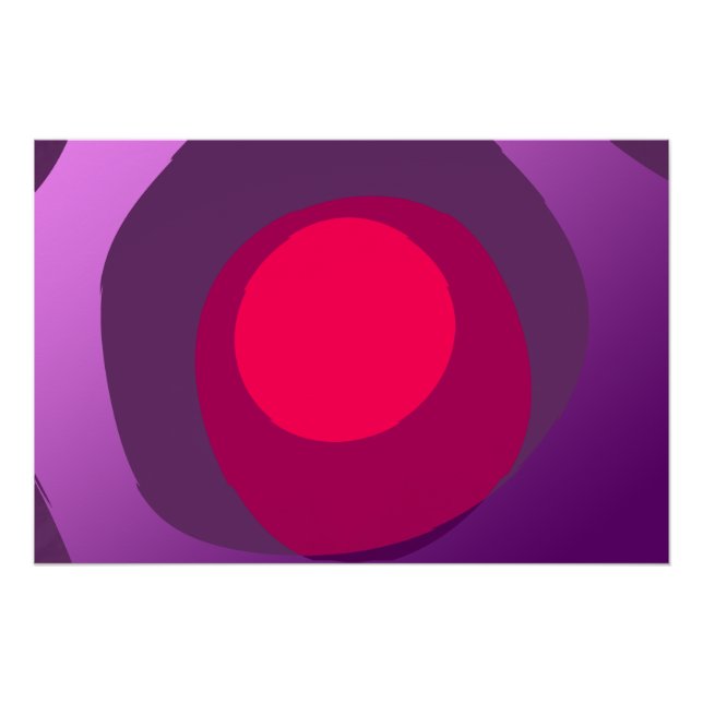 Pôster Roxo E Rosa 6078 (Frente)