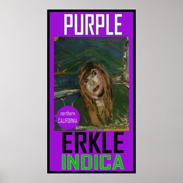 PÔSTER ROXO ERKLE INDICA (Frente)