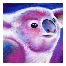 Roxo Koala encara arte bicho-da-mania