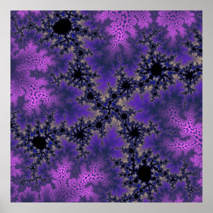 Pôster Roxo Metálico