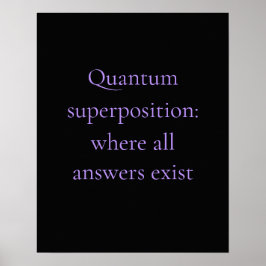 Poster Roxo Obsidiana Gráfico Quântico