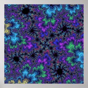 Poster Roxo Watercolor Speckle