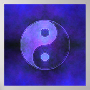 Poster Roxo Yin Yang