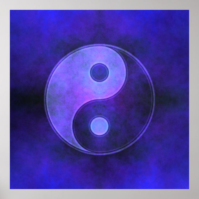 Poster Roxo Yin Yang (Frente)