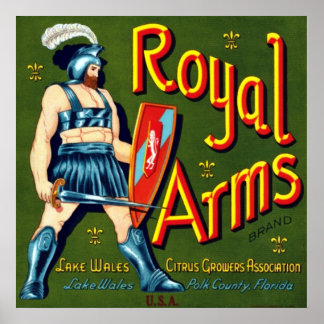 Pôster Royal Arms Citrus