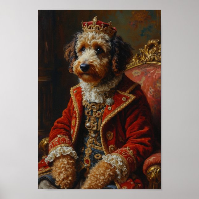 Poster Royal Bernedoodle Portrait (Frente)