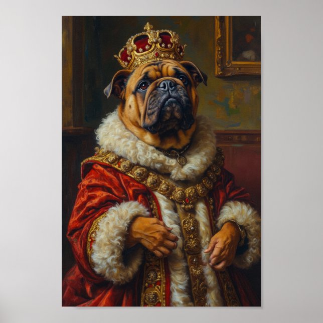 Poster Royal Bulldog Portrait (Frente)