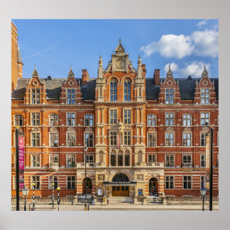 Poster Royal College of Music: pôr do sol.