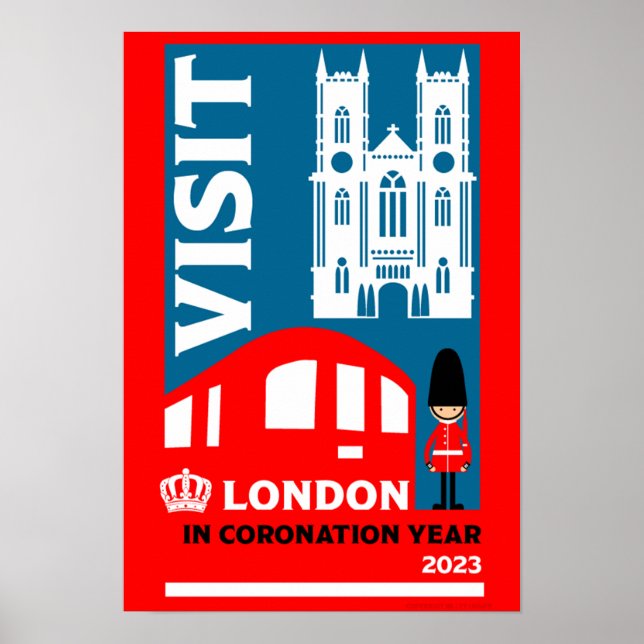 Poster Royal Coronation Year 2023 London (Frente)